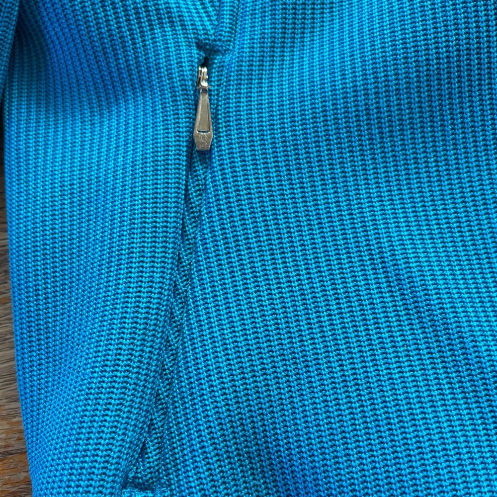 Spyder Electric Blue Ribbed Jacket - Picture 6 of 9
